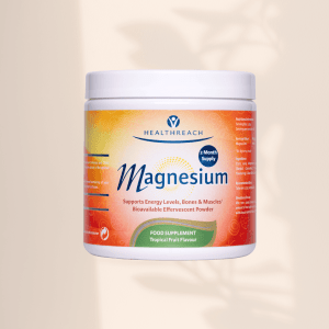 HealthReach- Magnesium Effervescent Powder - Tropical Fruit Flavour - 150G